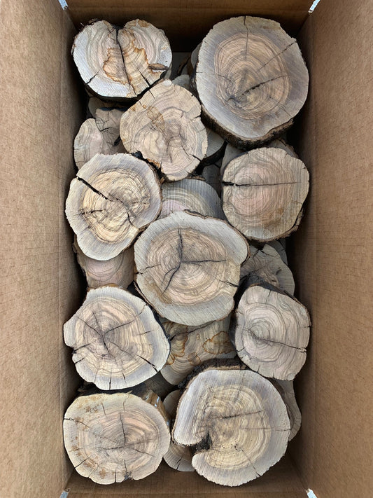 box of olivewood slices  for sale