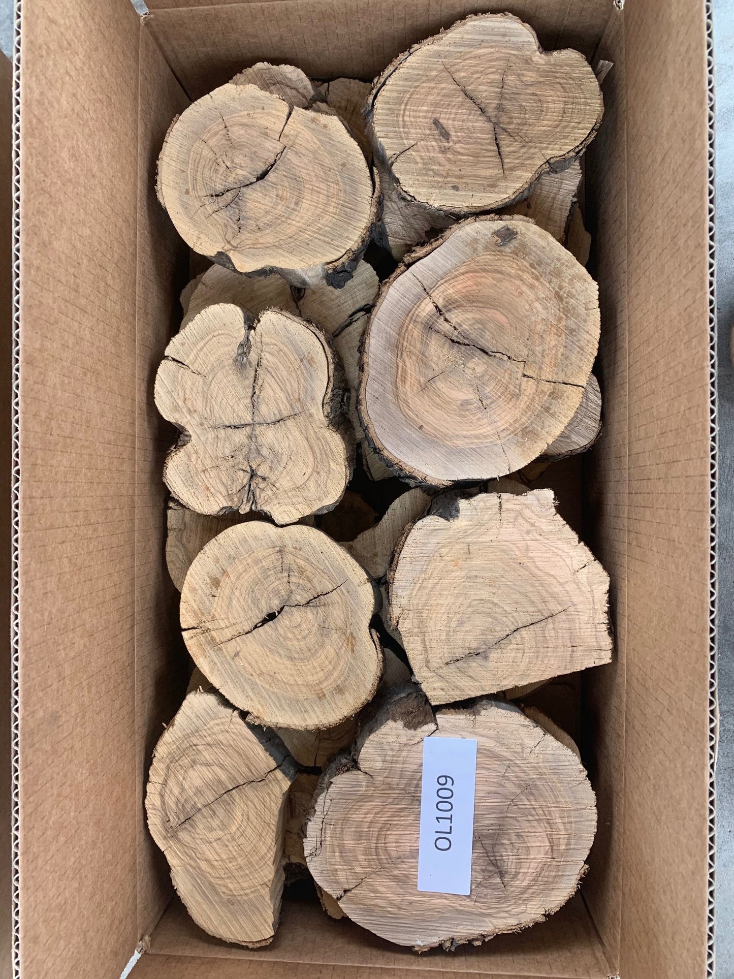 Live edge olive wood slices for sale