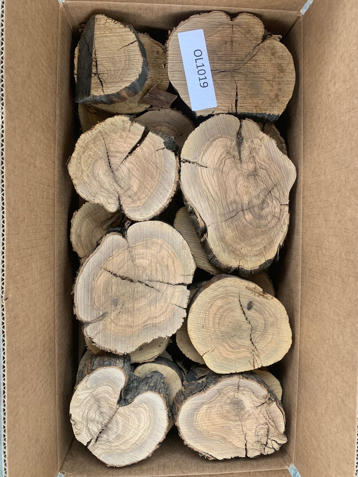 olive wood slices for sale